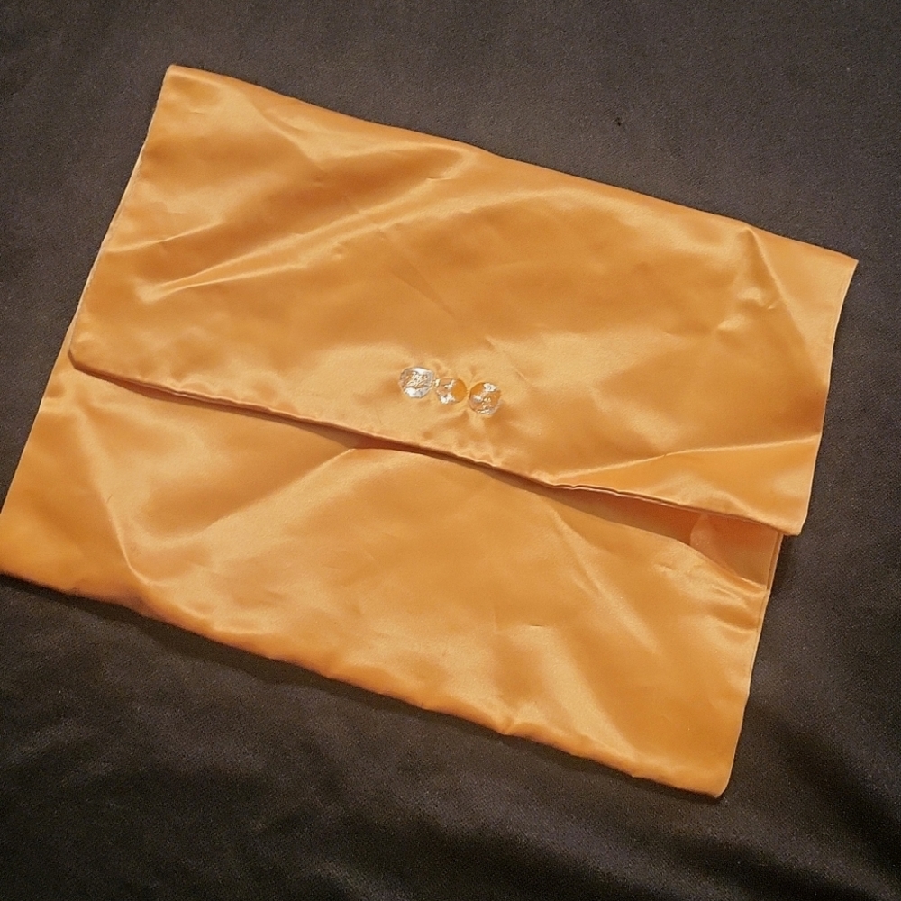 Vintage Satin Jewelry Lingerie Accessory Bag
